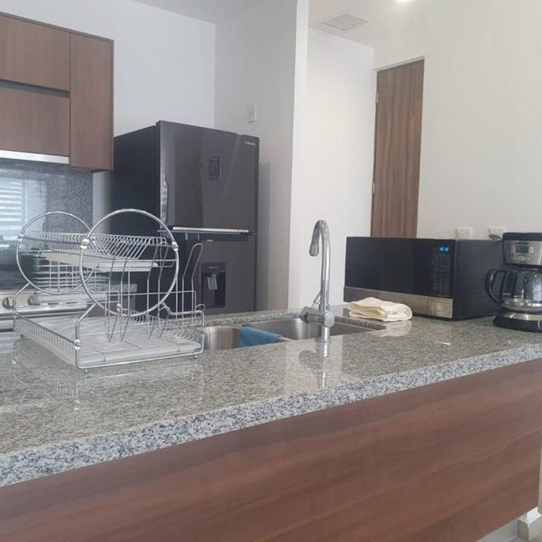 Acogedor ubicadismo 2r 5p con alberca y amenidades - Apartment mit 2 Schlafzimmern - 10