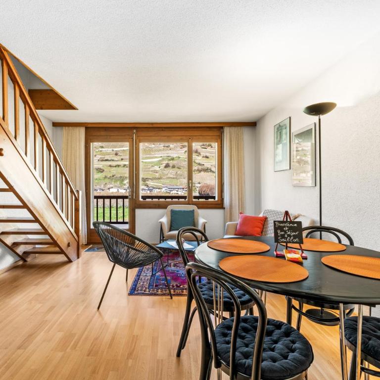 Duplex cosy aux bains de Saillon - Apartment mit 1 Schlafzimmer - 3