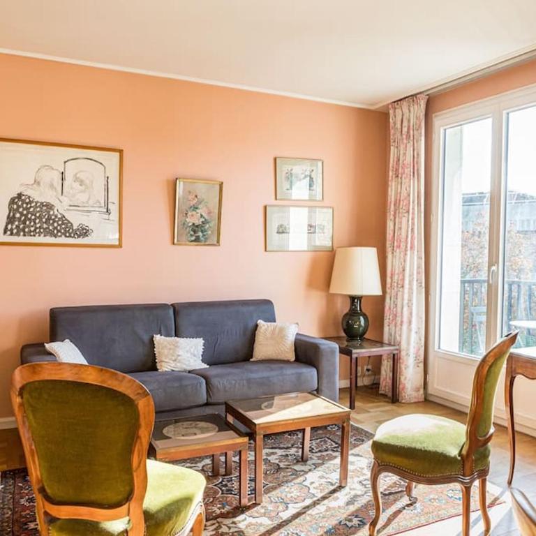 L'ESCUDIER Appartement calme proche Roland Garros avec vue panoramique et parking - Apartment mit 1 Schlafzimmer - 1
