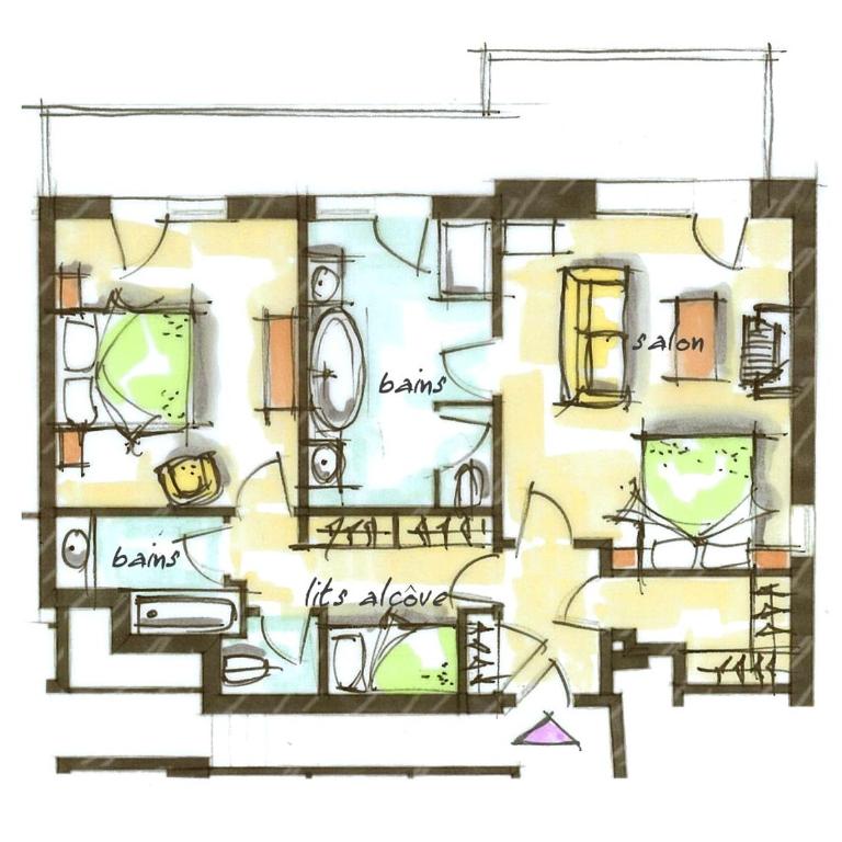 Hôtel LE BLIZZARD - Suite 2 Chambres - 4