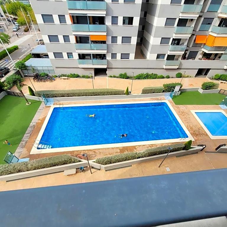 Apartament Ambar Gandia playa-grao con piscina parking ideal para familias - Apartamento de 2 dormitorios - 12