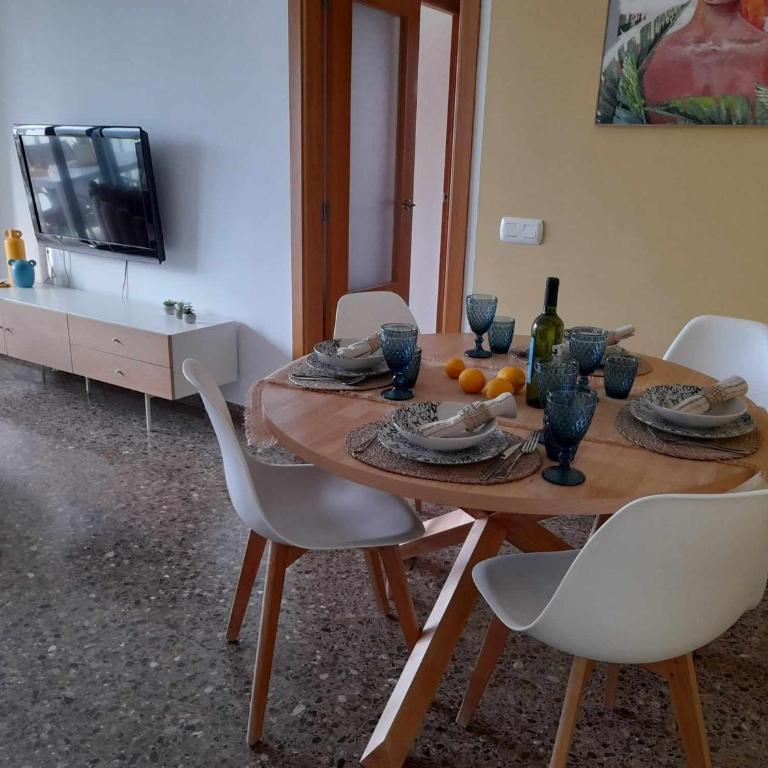 Apartament Ambar Gandia playa-grao con piscina parking ideal para familias - Apartamento de 2 dormitorios - 14