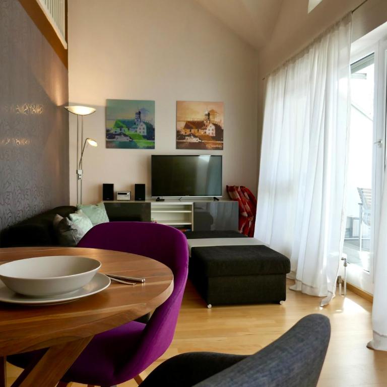 Ferienwohnung am Hopfengarten - helle 2 Zimmer Maisonette mit großem Balkon - Appartamento con Balcone - 9