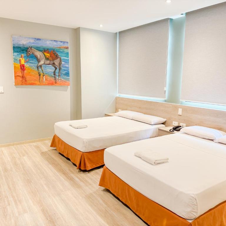GH Sander Hotel - Habitación con aire acondicionado - 2 camas - 10