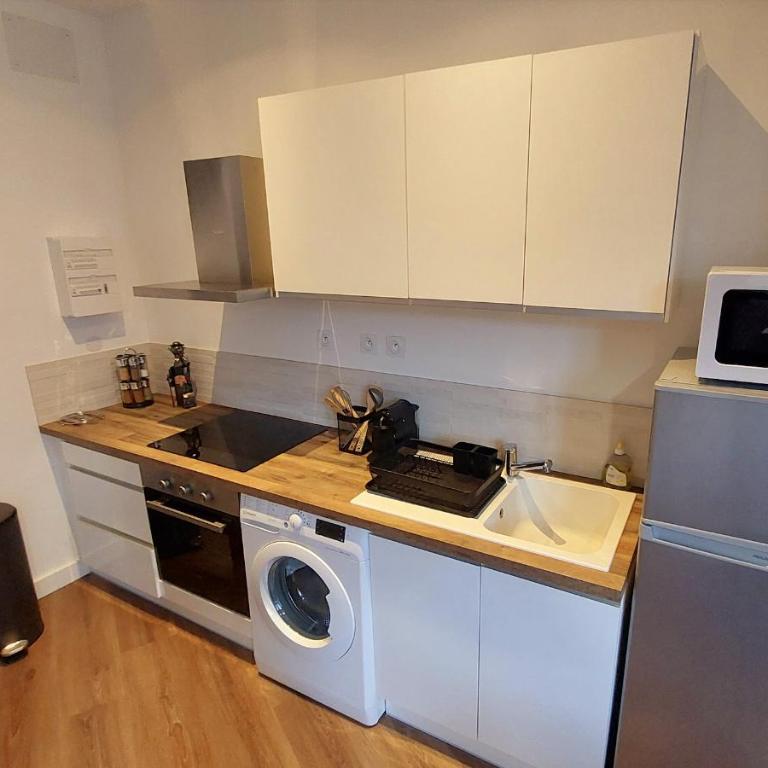 Hyper centre de Grenoble, esprit industriel - fibre - Appartement 1 Chambre - 3
