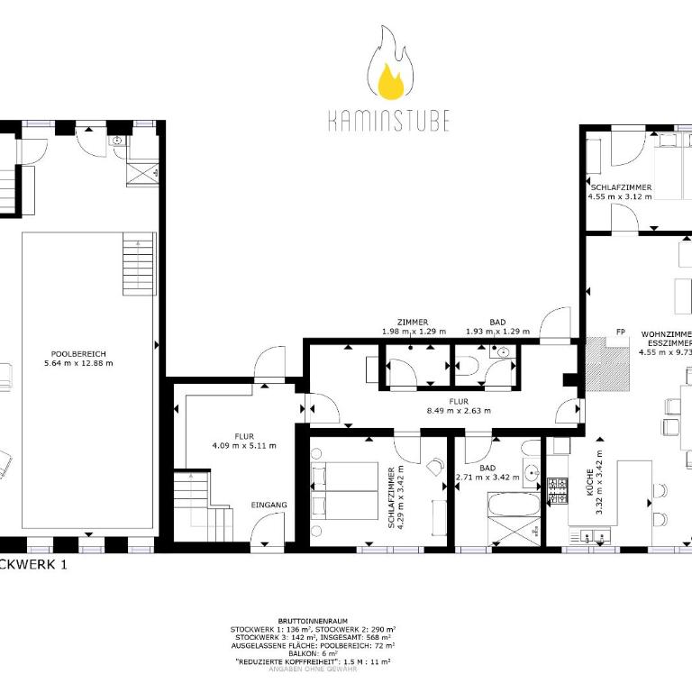 HEIMATEL - Ferienappartements Hochberg - Apartment mit 2 Schlafzimmern - 3