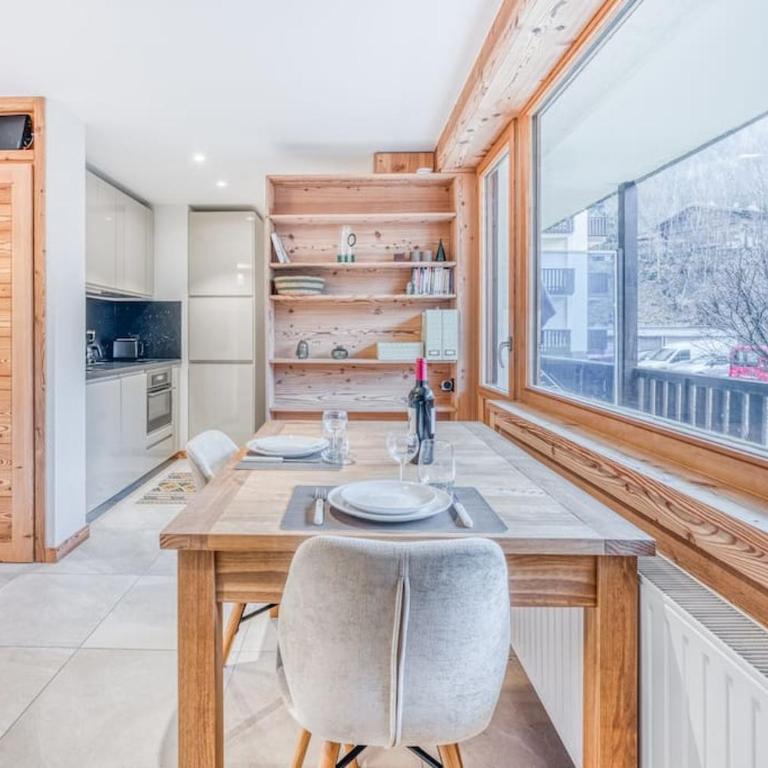 Barrats Studio - modern with Mont Blanc view - Studio avec Balcon - 10