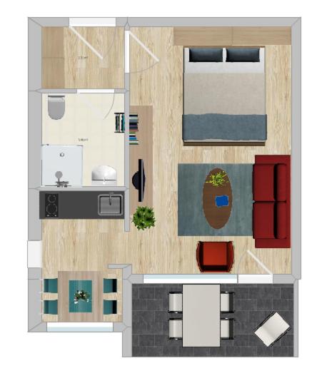 Kleiner Wilder - Apartment mit 1 Schlafzimmer - 8