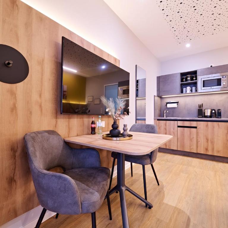 XZLLENZ Traum Studio-Apartment, Frei-Parken, U-Bahn, Küche - Studio - 11