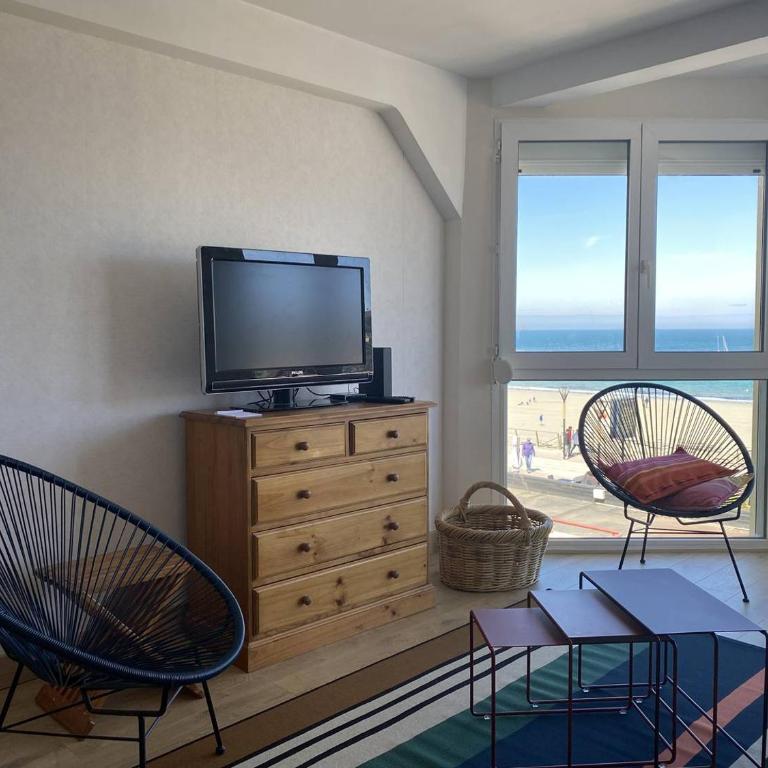 Appartement VUE MER EXCEPTIONNELLE plage de Trestraou à PERROS-GUIREC - Réf 503 - Apartment mit 2 Schlafzimmern - 18