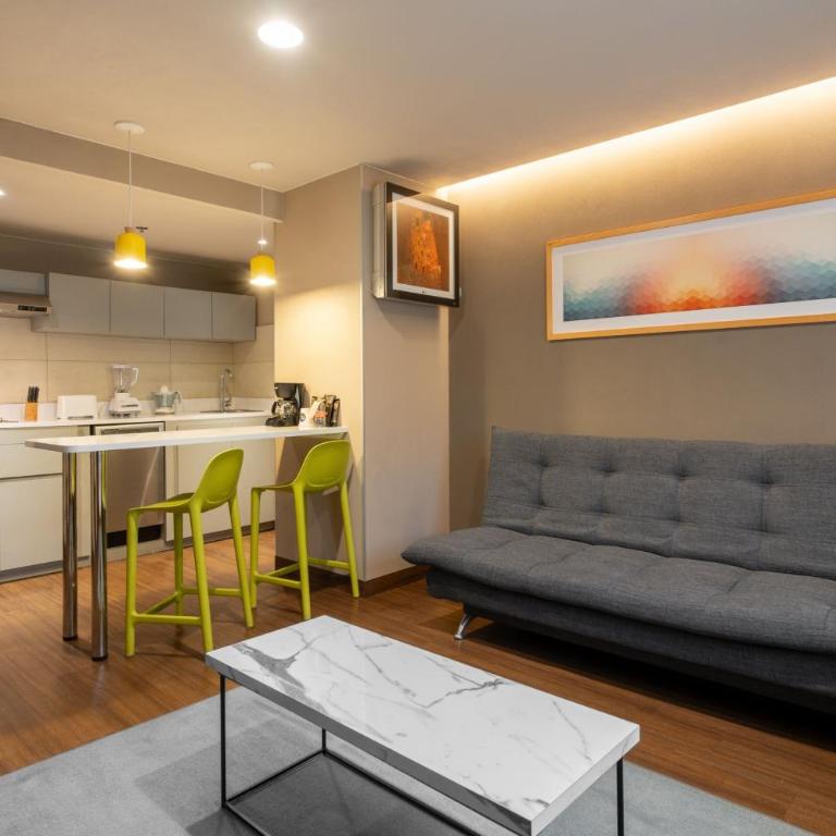 City Express Suites by Marriott Queretaro - Junior Double Suite with Two Double Beds and Sofa Bed - 1