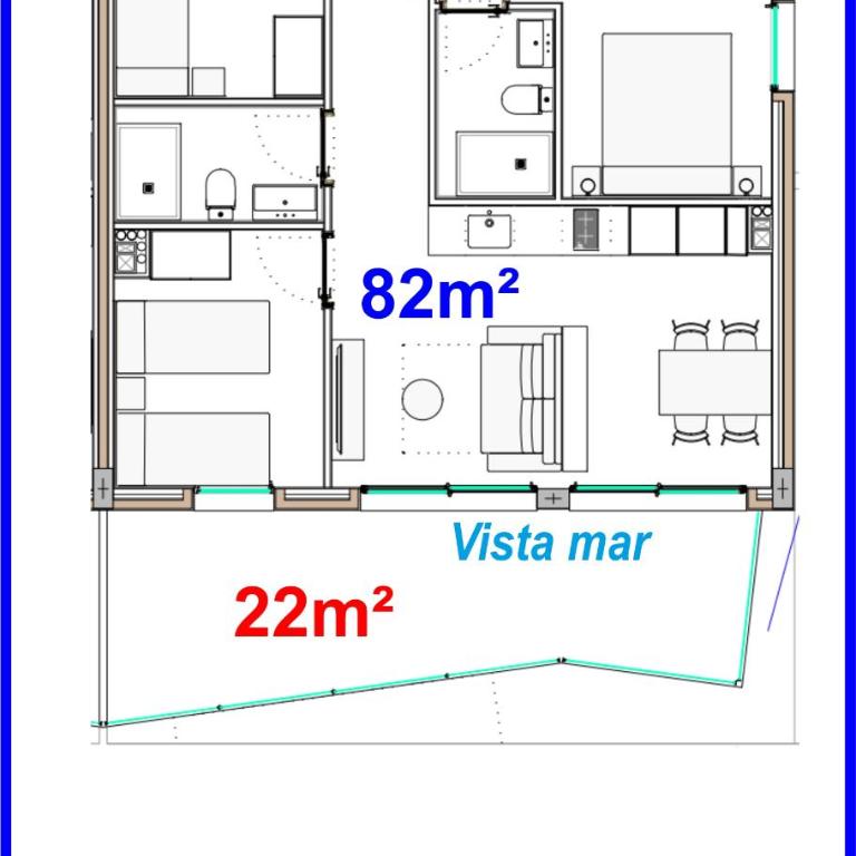AZAHAR BEACH Blue Apartments & Spa - Apartamento - 1