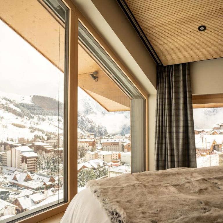 Chalets Horizon Blanc - Vue exceptionnelle Loup Blanc -Sauna extérieur Ours des Glaces -5 étoiles - Superior Chalet - 18