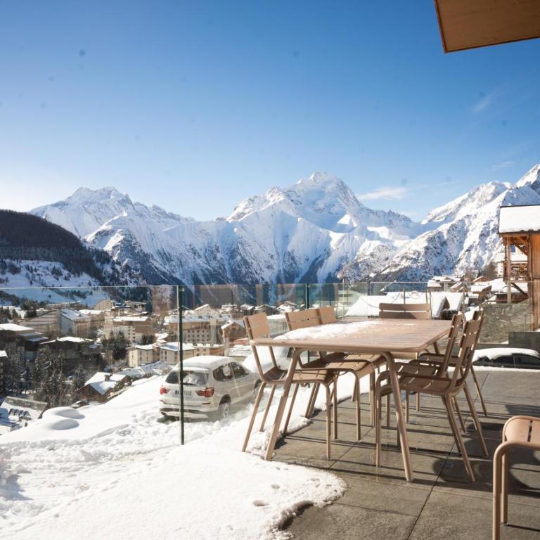 Chalets Horizon Blanc - Vue exceptionnelle Loup Blanc -Sauna extérieur Ours des Glaces -5 étoiles - Superior Chalet - 19
