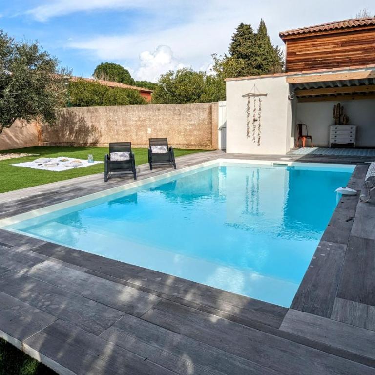 Jolie villa avec piscine à 15mn des plages - Villa 3 Chambres - 3