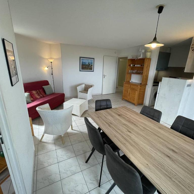 T3 6 pers avec piscine et accès direct plage - Saint-Cyprien - FR-1-106-101 - Apartment - 9