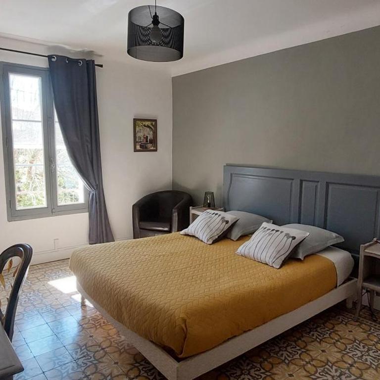 Bastide Sainte Agnès - Chambre Lit King-Size - Vue sur Jardin - 1
