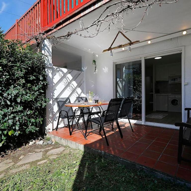 Hendaye Plage avec Jardin, Piscine, Parking, Wifi, proche Plage-Beach-Playa - Appartement - Vue sur Jardin - 9