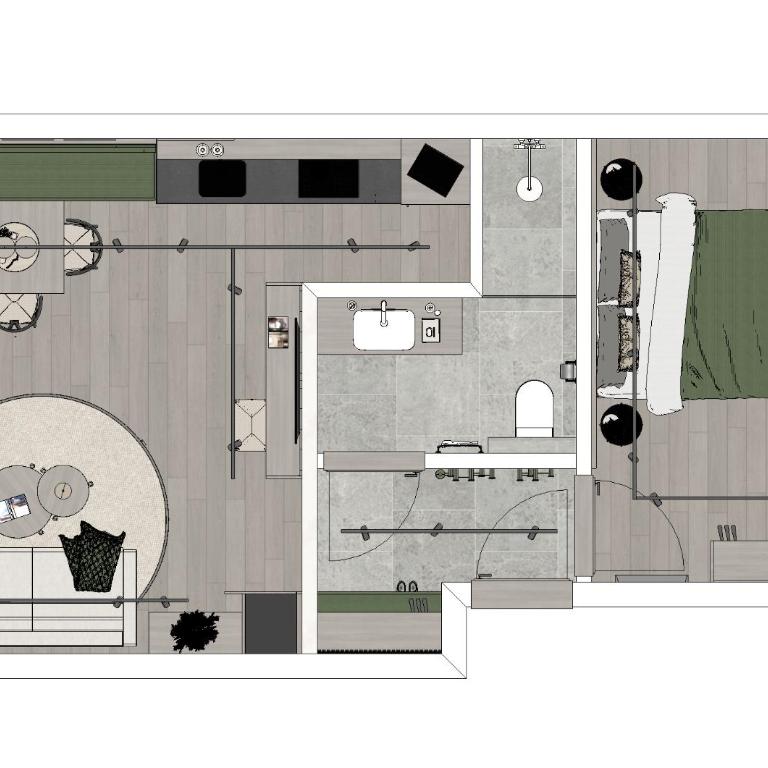 SOLU Apartments - Apartment mit 1 Schlafzimmer und Gartenblick - 1