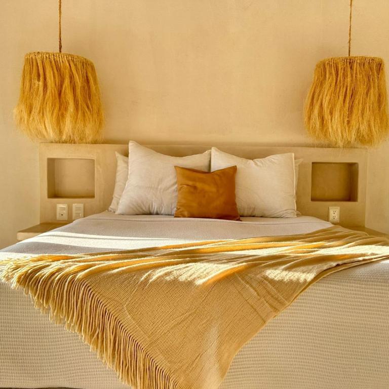 Mis Sueños Holbox - Habitación con cama grande y balcón - 1