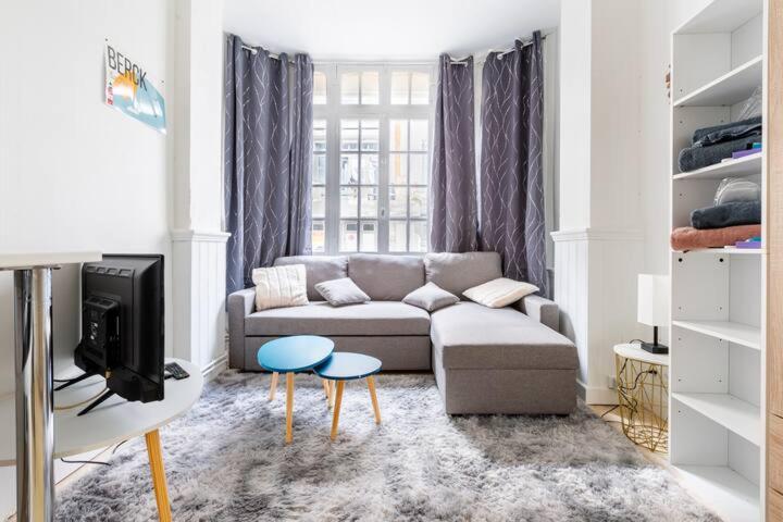 ++++ STUDIO AVEC JARDIN A 200 M DE LA MER ET 300 M RUE PIETONNE ++++ - Apartment mit 1 Schlafzimmer - 6