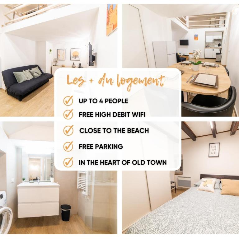 Ou Mentounasc - Duplex Vieille Ville Menton - Free Parking - Appartement 1 Chambre - 2