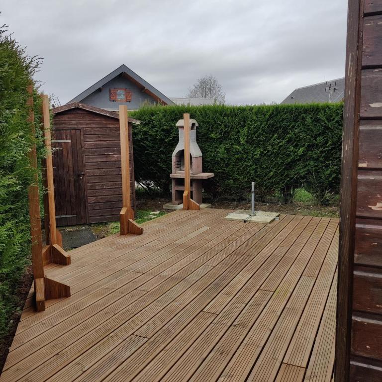 Maison calme et lumineuse de plain-pied, jardin et piscine - Chalet 1 Chambre - 24