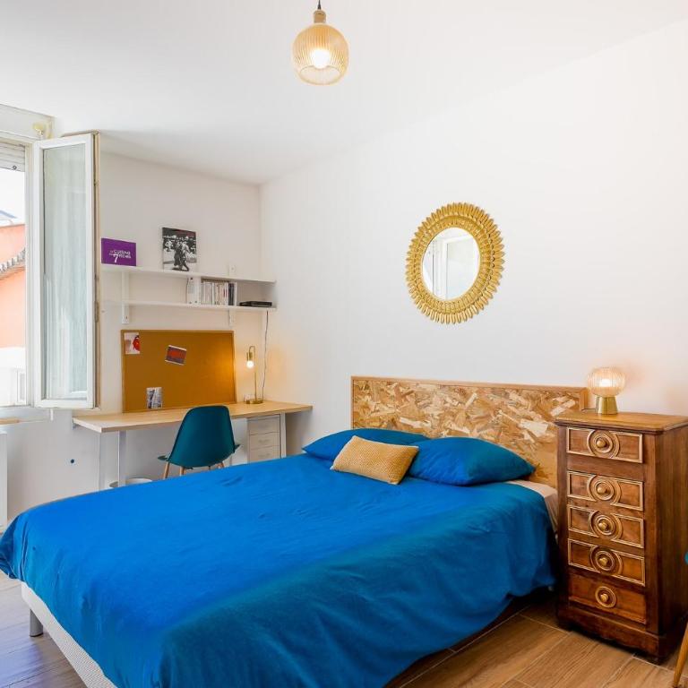 Verde y Terracotta, T2, Centre-ville, Figuerolles - Apartment mit 1 Schlafzimmer - 11