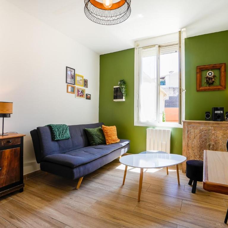 Verde y Terracotta, T2, Centre-ville, Figuerolles - Apartment mit 1 Schlafzimmer - 5
