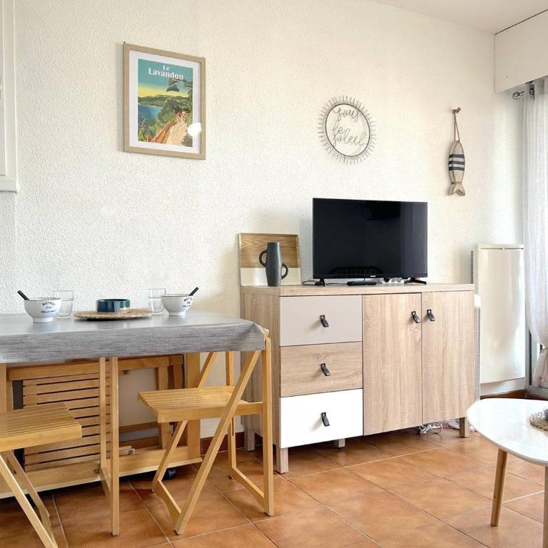 Studio calme avec coin nuit, terrasse et parking - Proche plage et commerces - FR-1-251-420 - Apartamento - 10