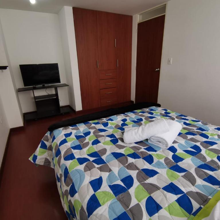 aparta estudio independiente centro Tunja - Apartamento de 1 dormitorio - 3