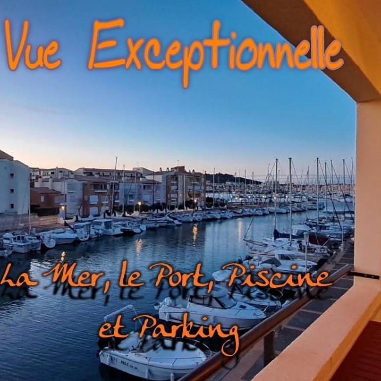 Une pépite au calme, vue mer, port, Piscine - Two-Bedroom Apartment - 1