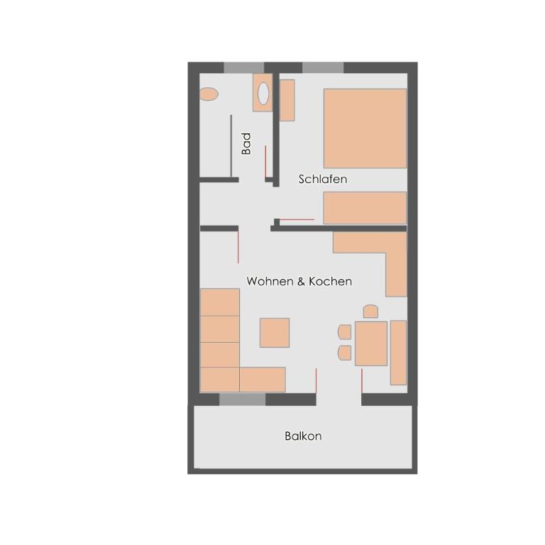 Ferienhaus Bach Gotthard - Apartamento de 1 dormitorio - 15