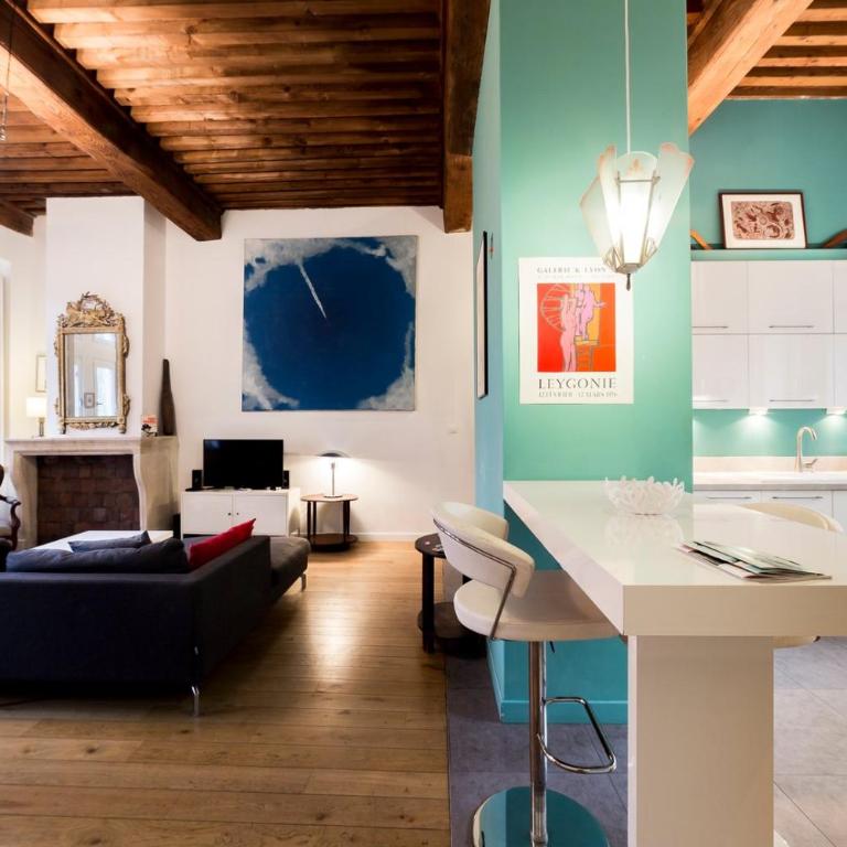 All in Lyon | Grand duplex avec vue sur Fourvière - Appartement - 3