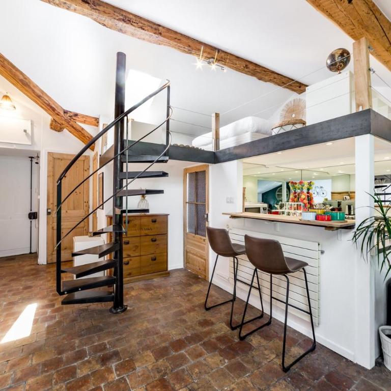BnGo l Le Perché de la Croix-Rousse l 4p, 2ch, 4ème étage sans ascenseur - Appartement 2 Chambres - 3