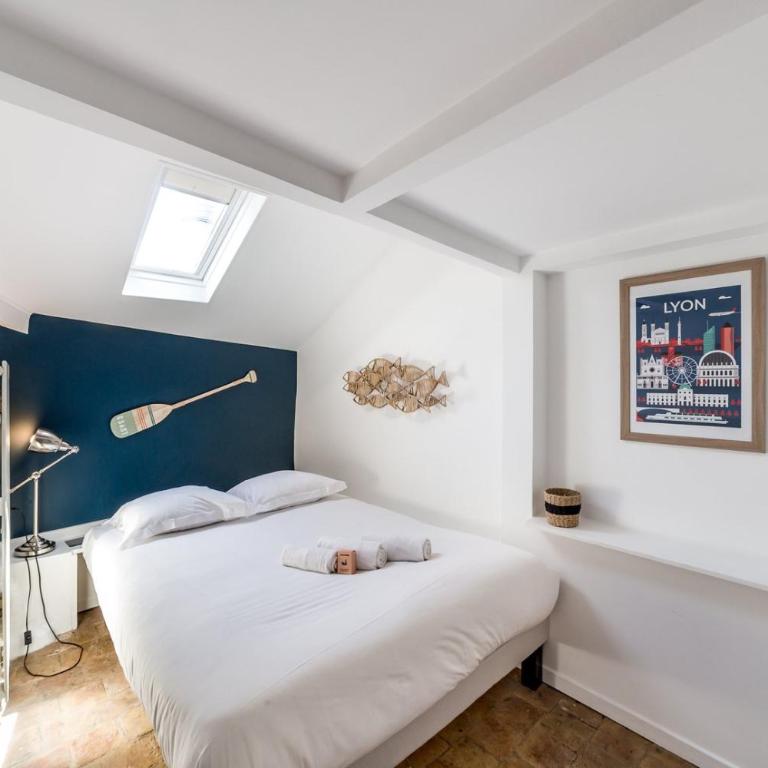 BnGo l Le Perché de la Croix-Rousse l 4p, 2ch, 4ème étage sans ascenseur - Appartement 2 Chambres - 6