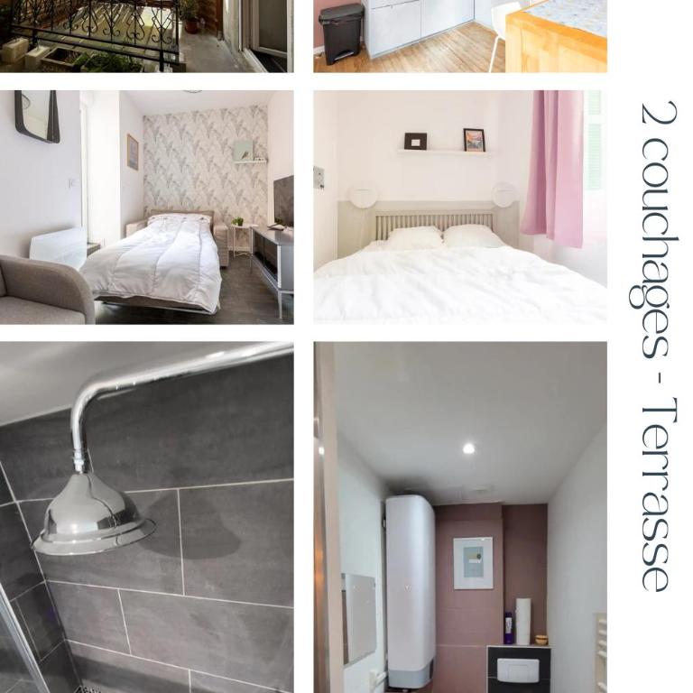 Escapade à Lourdes dans beau T2 avec terrasse - Proche Gare et Centre ville - Appartement 1 Chambre - 5