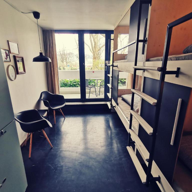 Backpackers Luzern - Einzelbett im gemischten 4-Bett-Schlafsaal mit Gemeinschaftsbad - 5