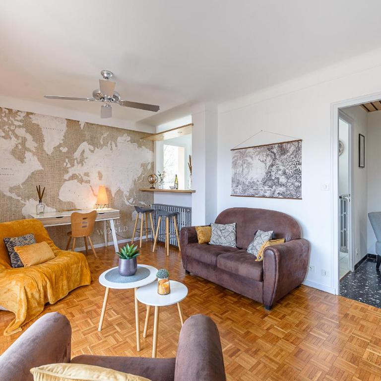 Le Thiou - Appartement lumineux avec vue sur le château et la Visitation - Appartement avec Vue sur la Montagne - 10