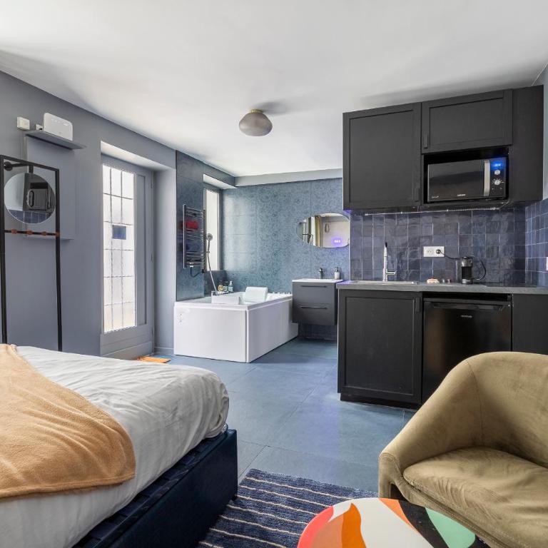 Opéra, Grand Boulevard 9ème, suite avec jacuzzi - Appartement 1 Chambre - 7