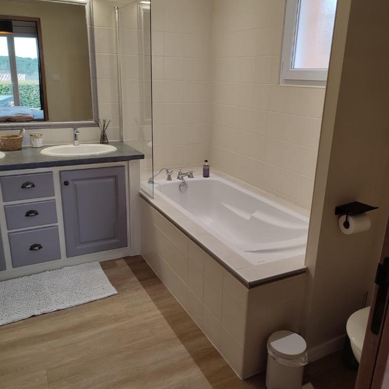 Chambre d'hôtes avec Jacuzzi Ventoux Cocoon - Chambre Double avec Salle de Bains Privative - 16