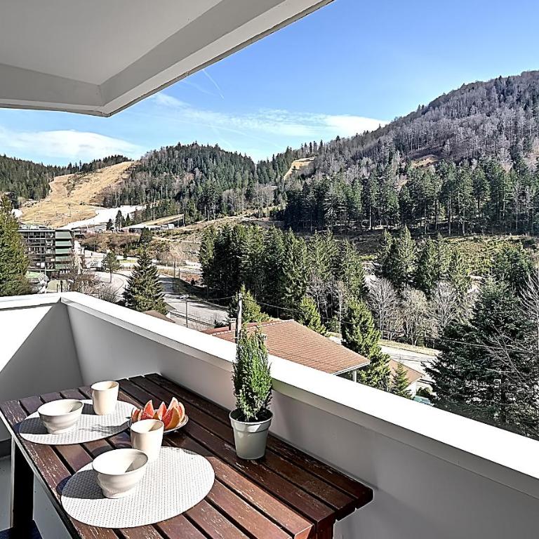 Le Cocoøn, balcon, vue station - Appartement 1 Chambre - 6