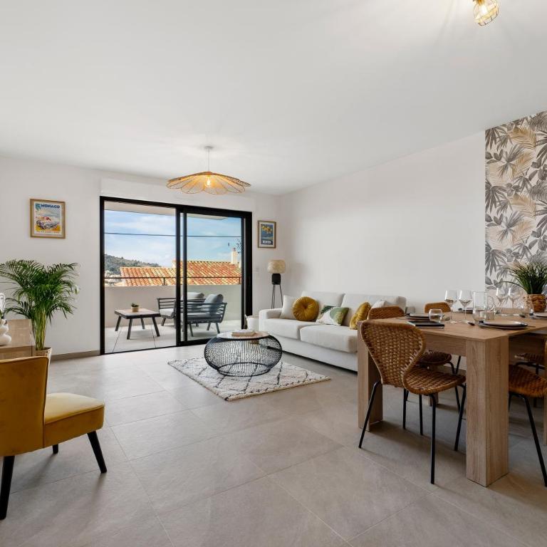 La Pinède de La Turbie - Appt vue mer et montagne - Appartement 2 Chambres - 7