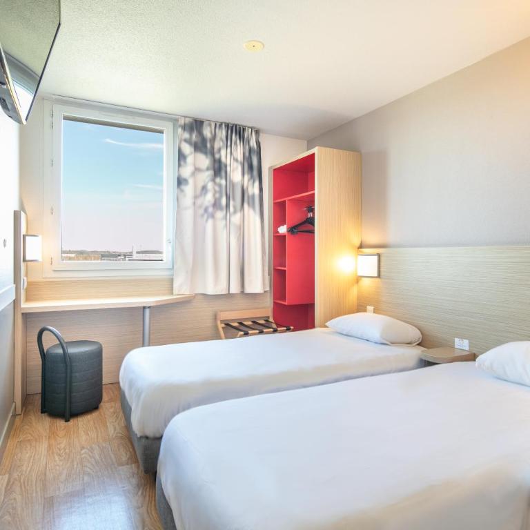 B&B HOTEL Lyon Aéroport Saint-Quentin-Fallavier - Chambre Lits Jumeaux - 2