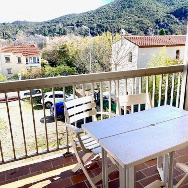 Appartement F2 avec balcon à Amélie-les-Bains - 2 couchages, animaux acceptés, bien équipé - Apartment mit 1 Schlafzimmer - 7