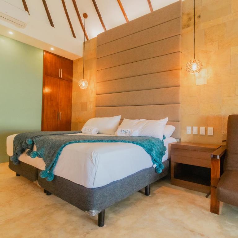 Mayan Playa Bacalar - Habitación con cama extragrande y vistas al lago - 4
