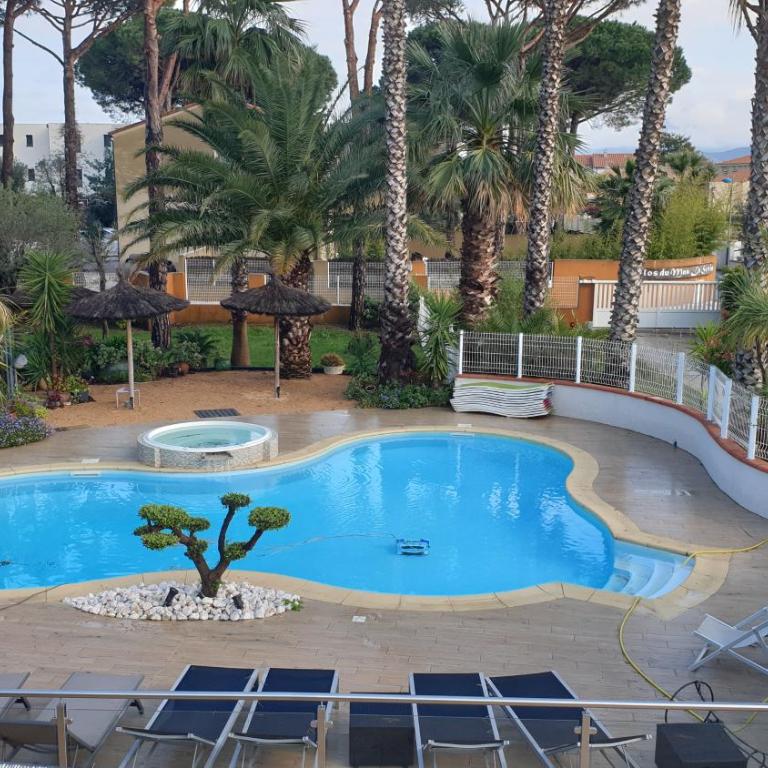 ARGELES sur MER APPT RDC CADAQUES TOUT CONFORT JARDIN PISCINE PARKING WIFI - Appartement 2 Chambres - 1