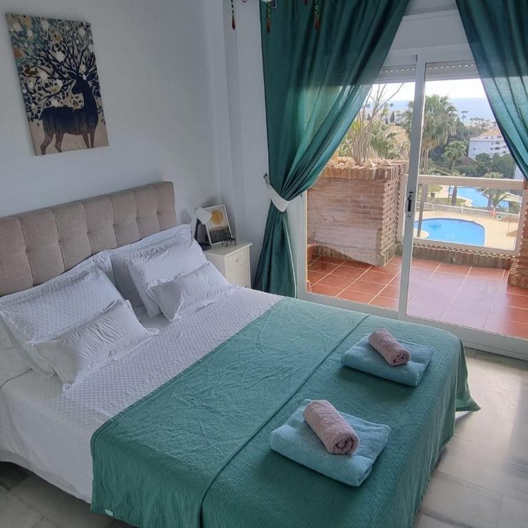 Room in shared Apartment in suite bathroom WiFi 2 swimming Pools Panoramic views Mijas Marbella - Apartment mit 2 Schlafzimmern - 61