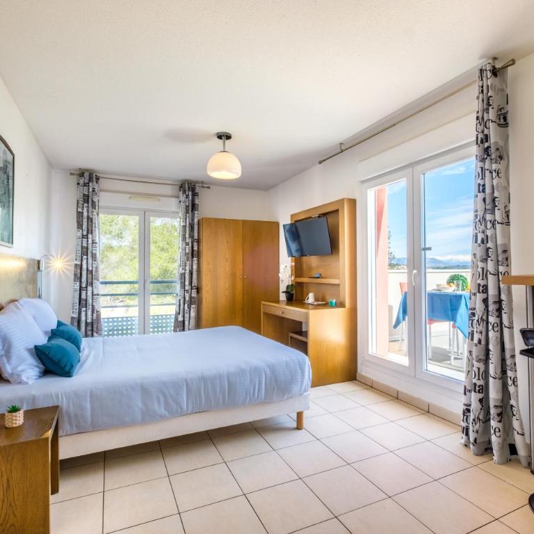 Comfort Aparthotel Antibes Le Maestria - Studio Chambre Double avec Balcon - 1