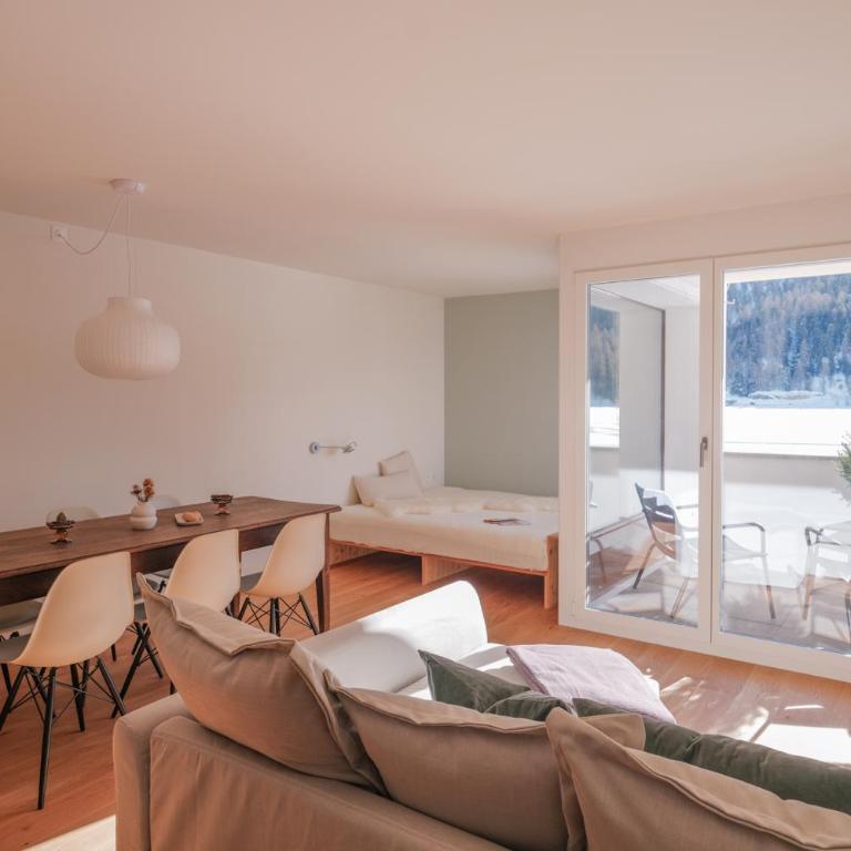 Residenza Lagrev - 2 ½ Zimmerwohnung Nr 206 - Typ 25A - 1 Etage - Süd - Apartamento con vistas a las montañas - 3